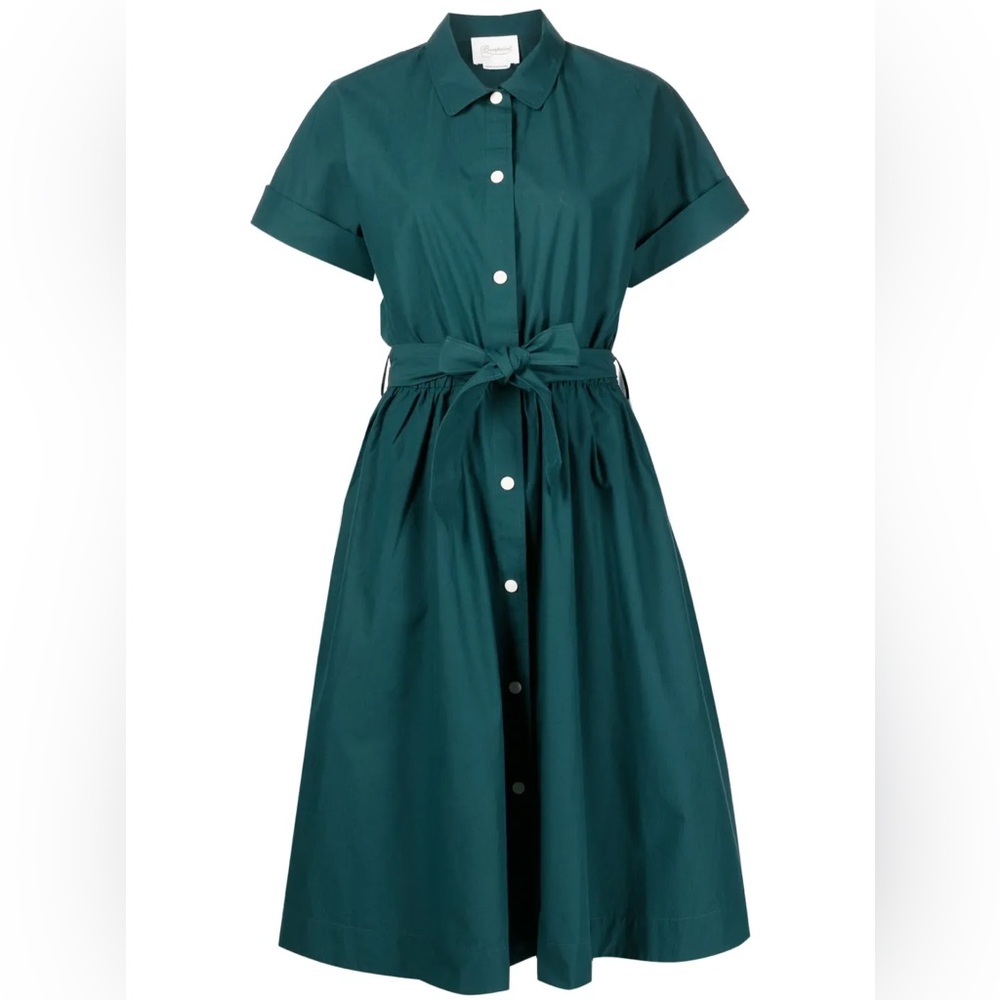 Bonpoint Garda Belted Shirt Dress NWT
